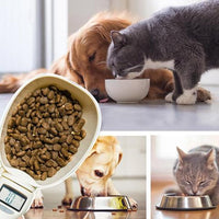 Cuchara de comida digital para mascotas (perro y gato) 