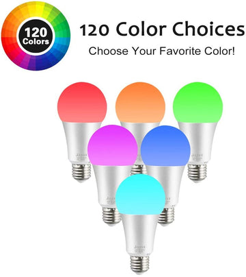 Bombilla LED RGBW de 120 colores 