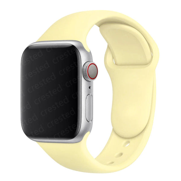 Bracelet en Silicone pour Apple Watch, en caoutchouc, 40mm 44mm 45mm 41mm 38mm 42mm 44mm, iWatch série 3 4 5 6 se 7