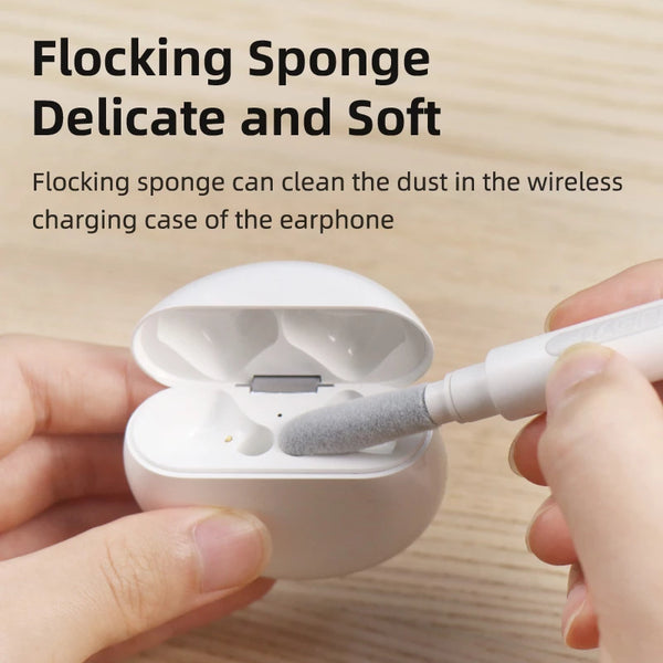 Kit de limpieza para Airpods Pro 1 2, cepillo de limpieza para auriculares, funda para auriculares Bluetooth, Herramientas de limpieza para Huawei Samsung MI 