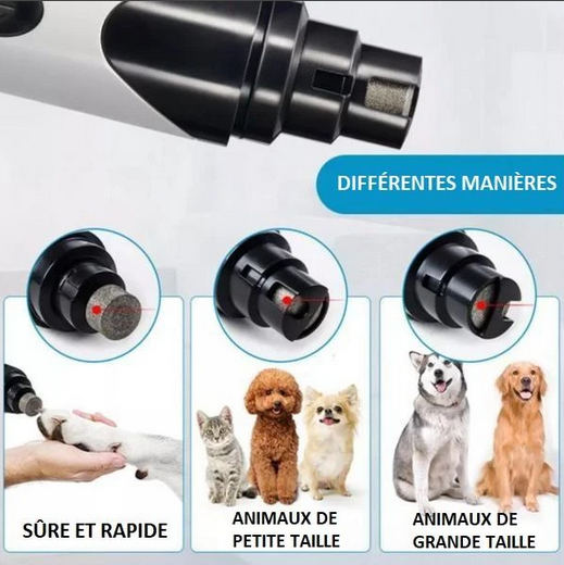 Lima de uñas eléctrica para perros - PetNails™ 